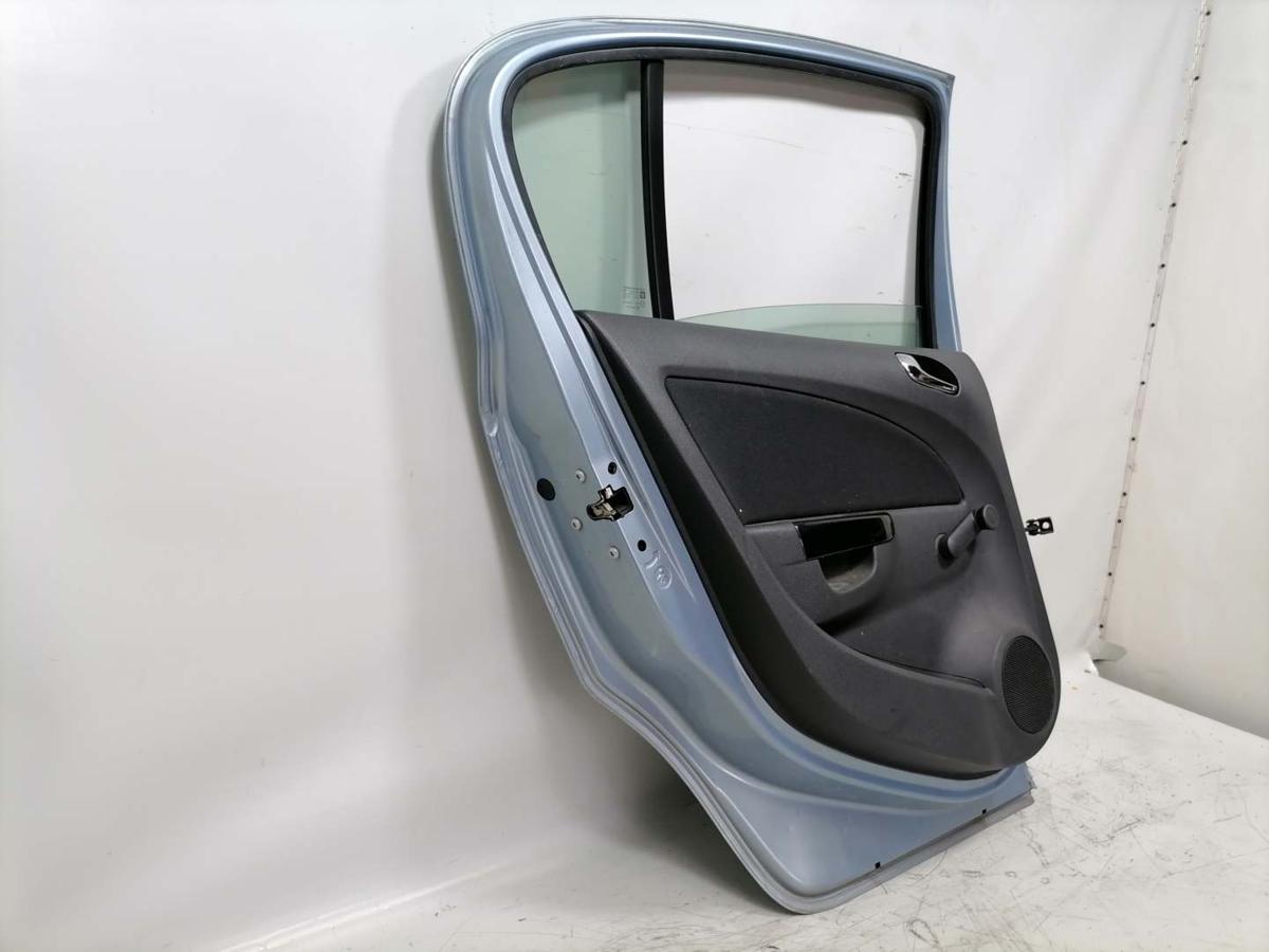 Opel Corsa D original Tür hinten links Z21C Aeroblau Rohbau BJ08